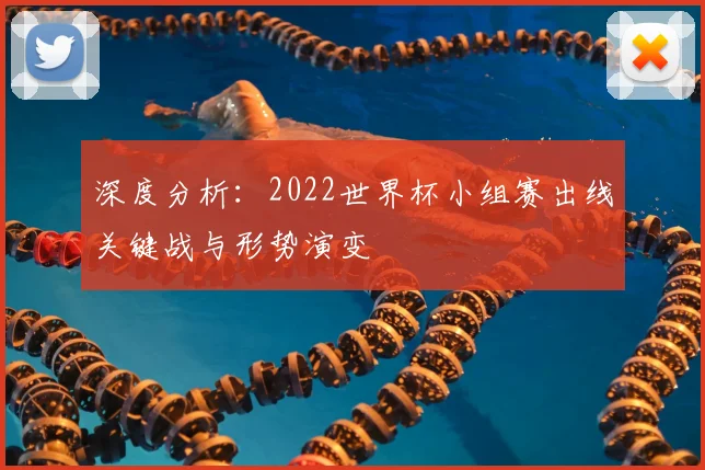 深度分析：2022世界杯小组赛出线关键战与形势演变